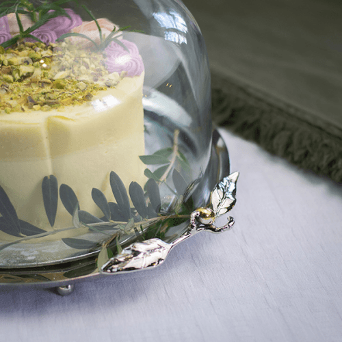 Olive Cake Plate