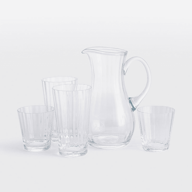 Pembroke Jug, H25cm, Clear