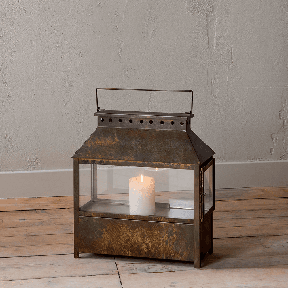 Akoko Patina Wide Lantern