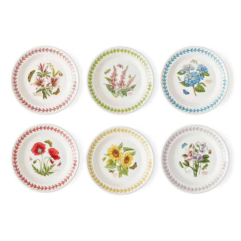 Botanic Garden Meadow Set of 6 Side Plates, Multi