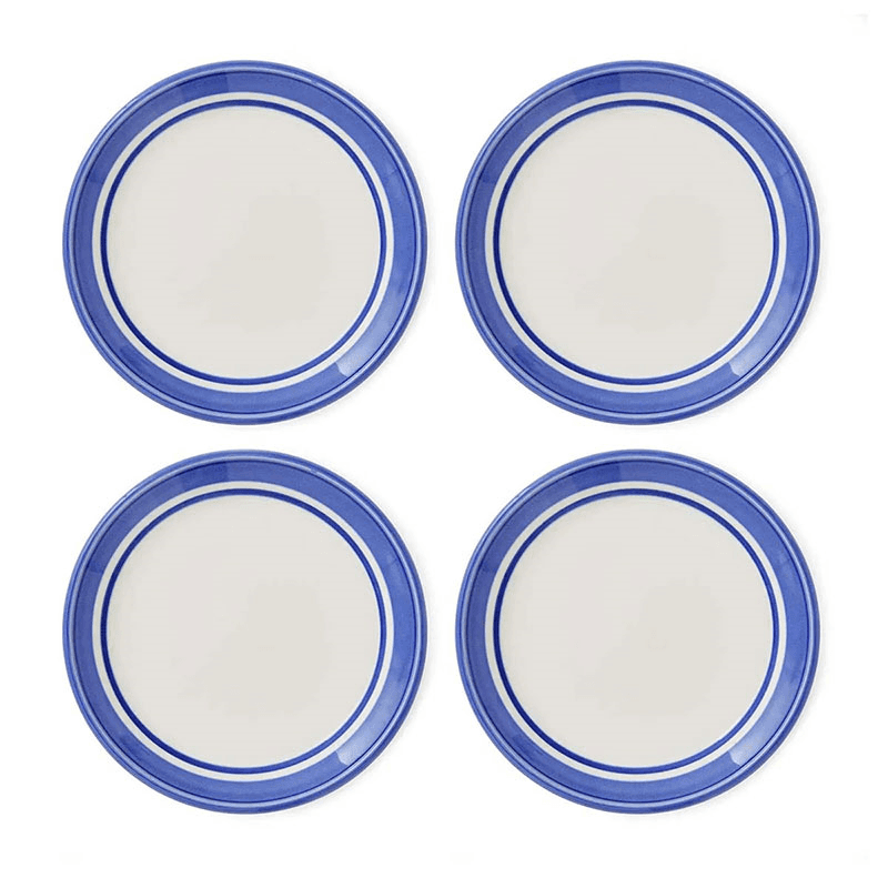 Potter's Stripe Set of 4 Bread Plates