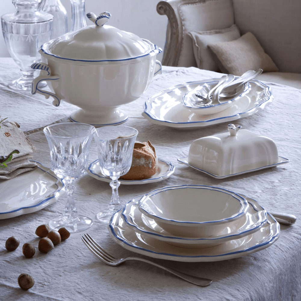Filet Set of 4 Dinner Plates, Bleu