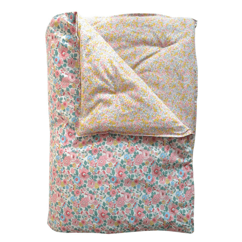 Image showing the Betsy Candy Floss/Wiltshire Bud Heirloom Quilt, Double, Pink product.
