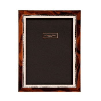 Image showing the Miki Photograph frame, 4 x 6", Brown Marquetry product.