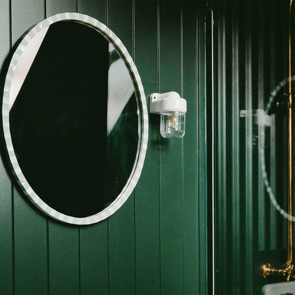 Oval Pearl Mirror