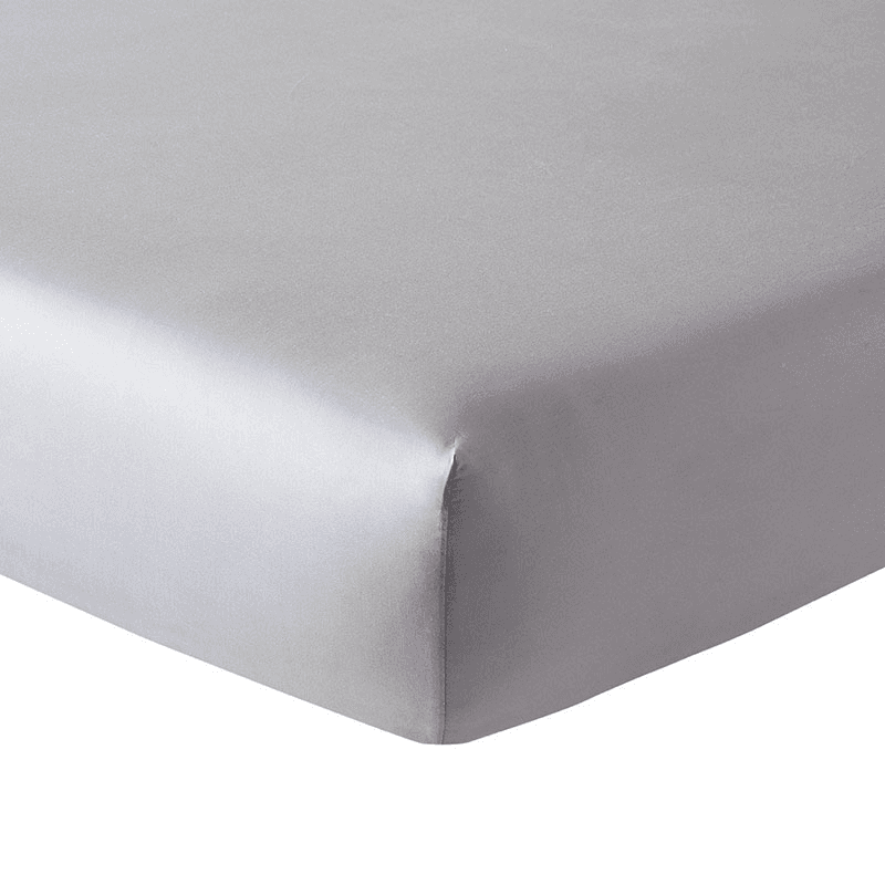 Triomphe - 300 Thread Count Cotton Sateen Double duvet cover, 200 x 200cm, Platine