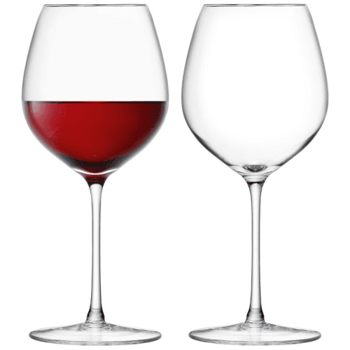 Image showing the Wine Red Wine Glass Set of 2, 400ml, Clear product.