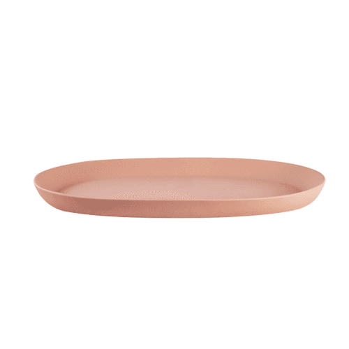 Image showing the Jardin De Maguelone Oval Dish, L39.5 x W25.5cm, Rhubarbe product.