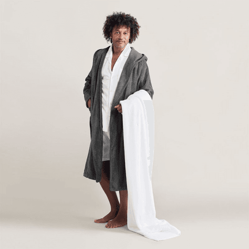 Image showing the The Plush Bath Towel, Snow product.