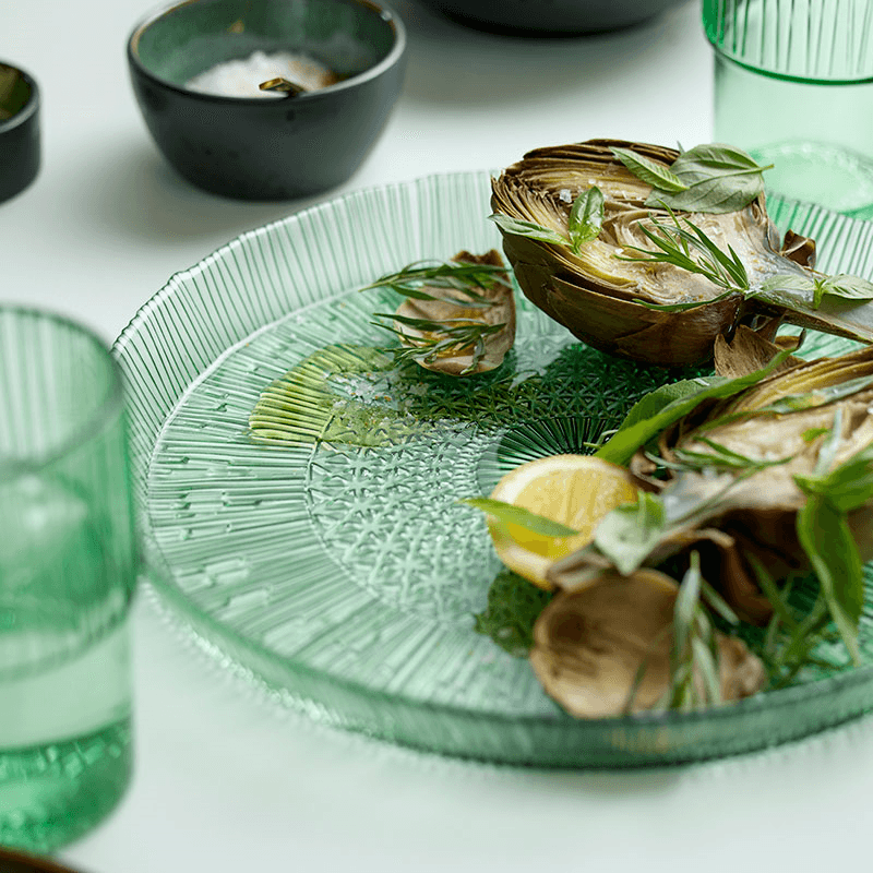 Kusintha Serving Dish, D30cm, Green