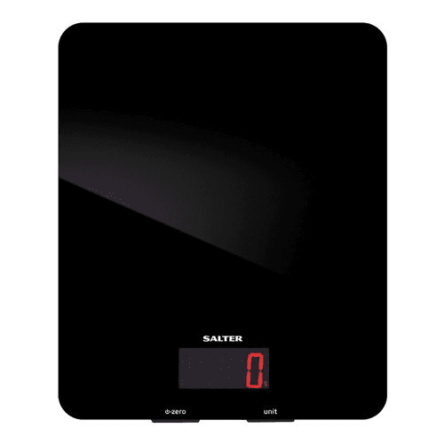 Image showing the Glass Digital kitchen scale, Black product.