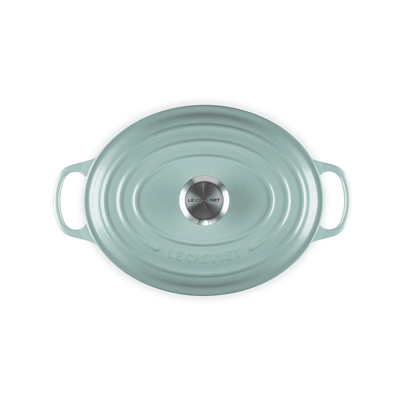 Cast Iron Oval Casserole, 27cm, Sea Salt