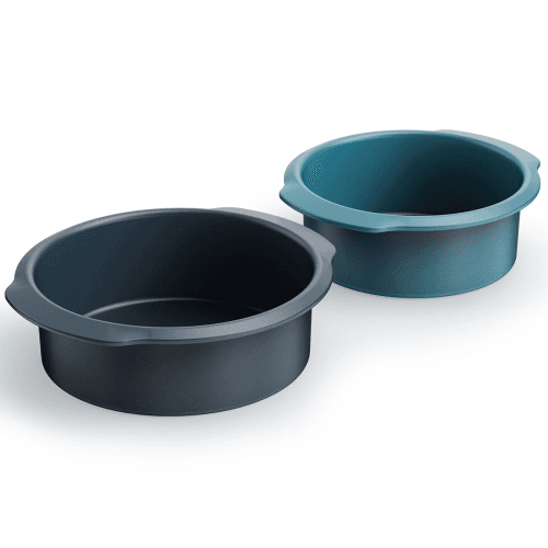 Image showing the Nest Set of 2 Cake Tins, Blue product.