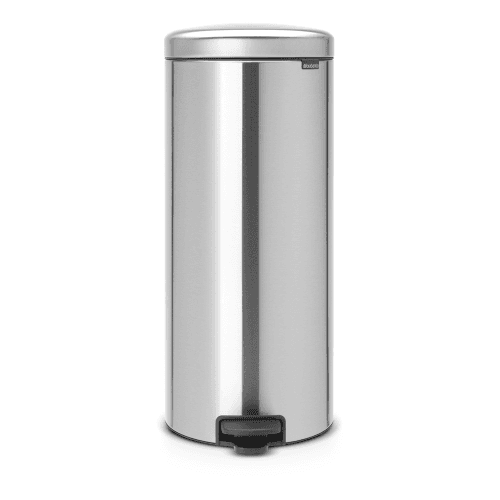 Image showing the newIcon Pedal bin, 30 litre, Matt Steel product.