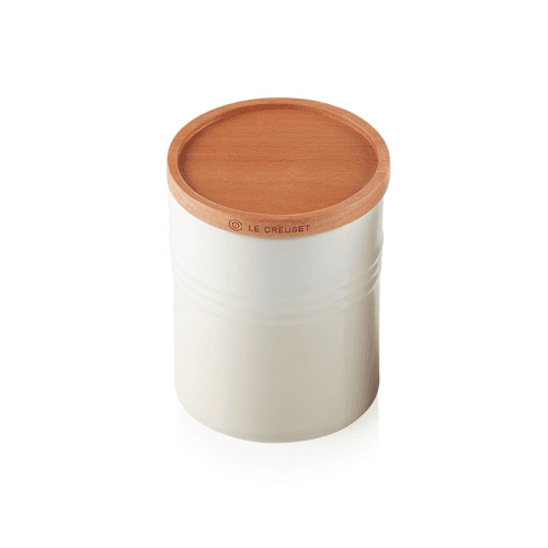 Image showing the Stoneware Medium storage jar, 10 x 12cm - 540ml, Meringue product.