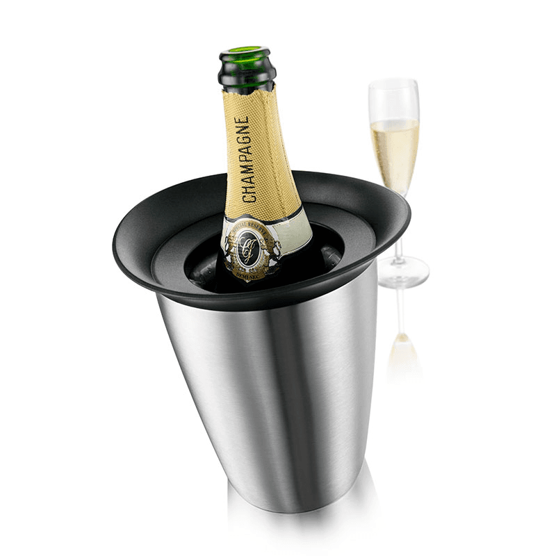 Active Champagne Cooler Elegant, Stainless Steel