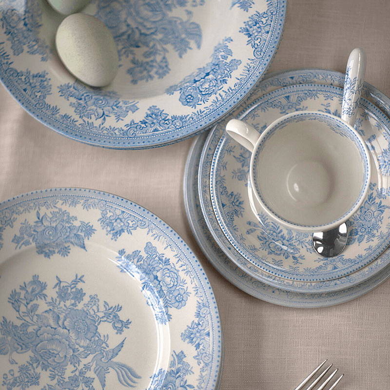 Asiatic Pheasants Plate, D17.5cm, Blue