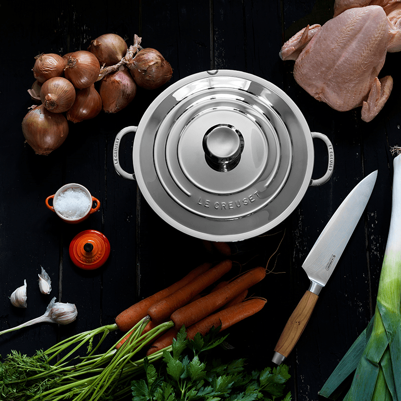 Signature Uncoated Saucepan with lid, 16cm, Stainless Steel