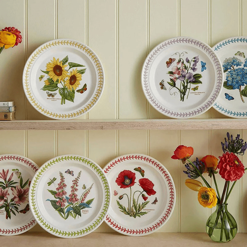 Botanic Garden Meadow Set of 6 Dinner Plates, Multi