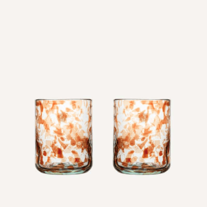 Oro Set of 2 Tumblers, Brown