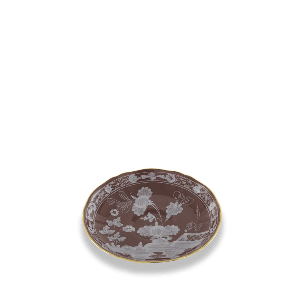 Oriente Italiano Coffee Saucer, Castagna