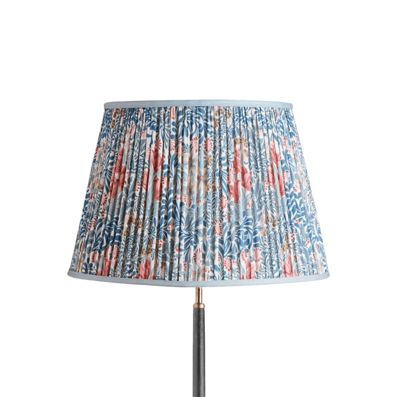 Morris & Co. Straight Empire Shade, 45cm, Indigo and Barbed Berry Bower