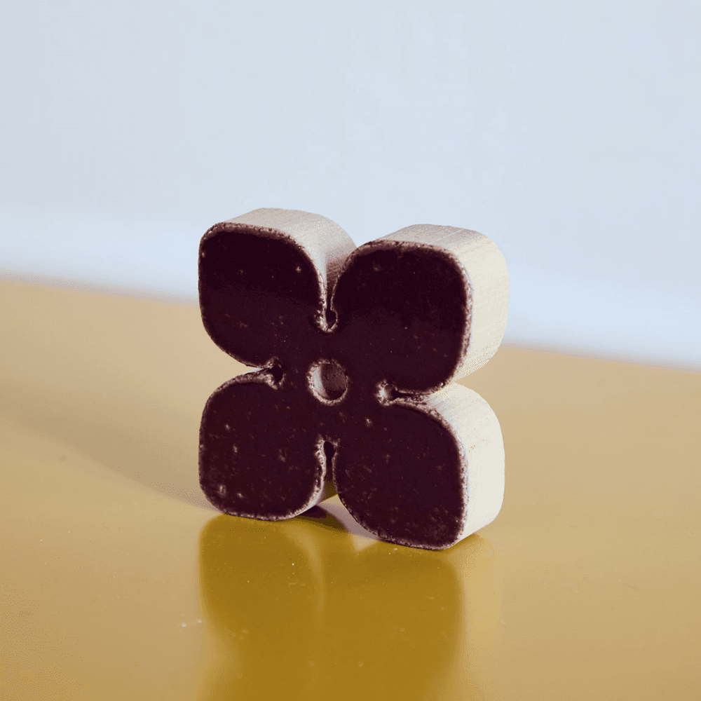 Ceramic Set of 3 Wall Flowers