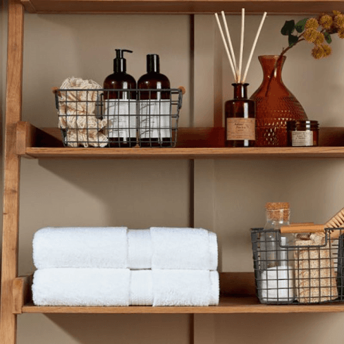 Image showing the Renaissance Hand Towel, White product.