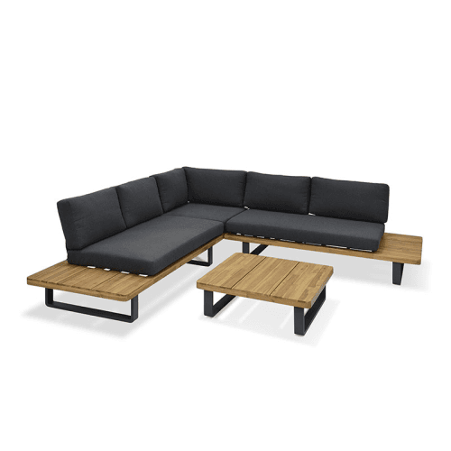 Image showing the Bayworth Corner Sofa Set, Grey product.
