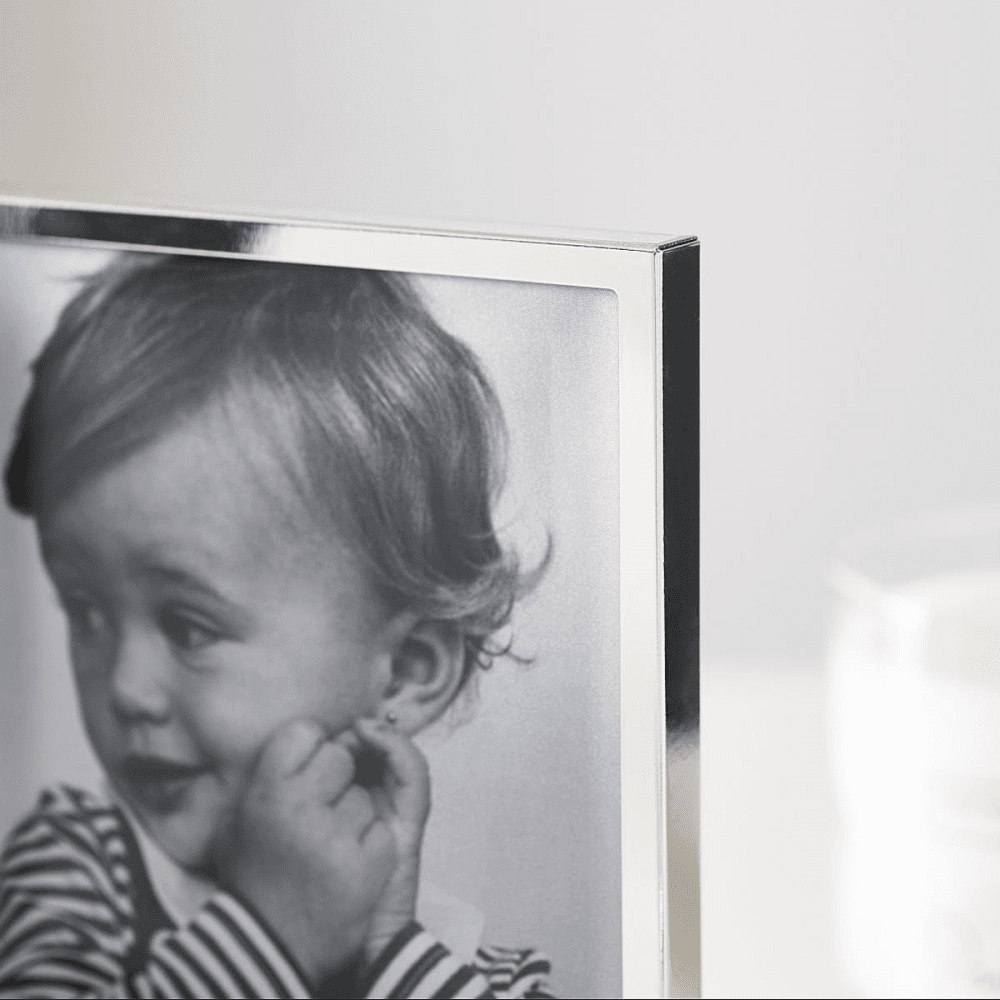 Fine Silver Hinged Photograph Frame, Silver Plate