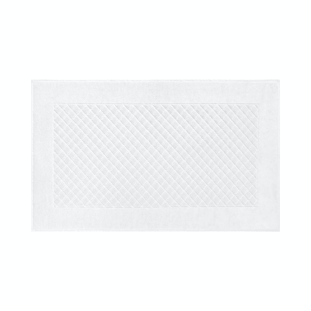 Etoile Bath mat, 55 x 90cm, Blanc