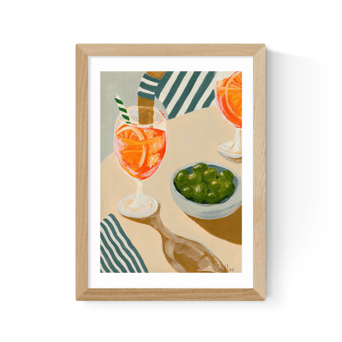 Image showing the Susie Miller Aperitif Print, Oak product.