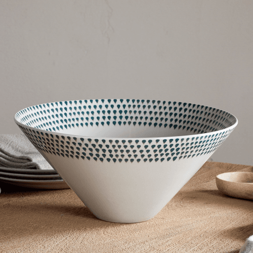 Image showing the Juniper Drop Serving Bowl, Green product.