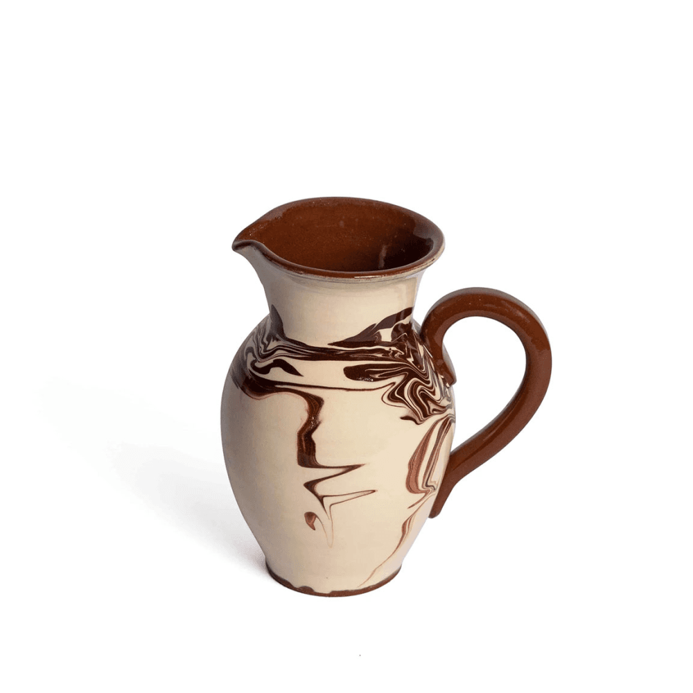 Marbre Marbled Jug, Brown