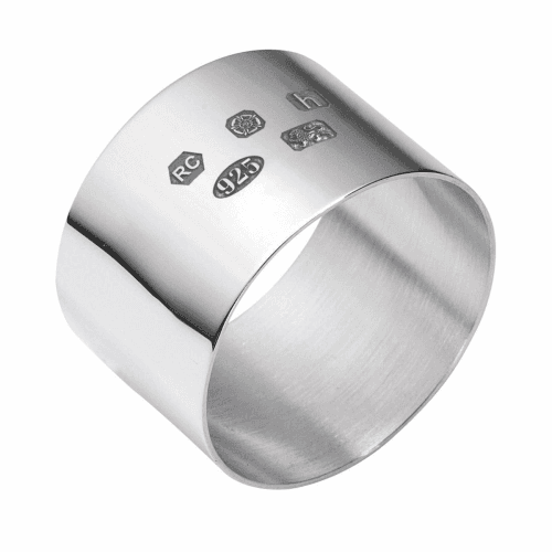 Image showing the Sterling Silver Napkin Ring, Plain product.