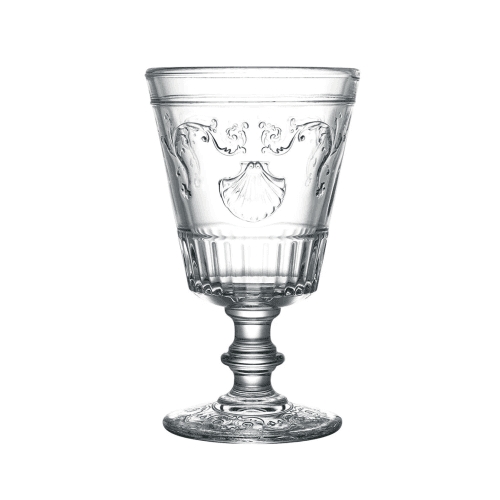 Image showing the Versailles Set of 6 Stemmed Wine Glasses, 400ml, Clear product.
