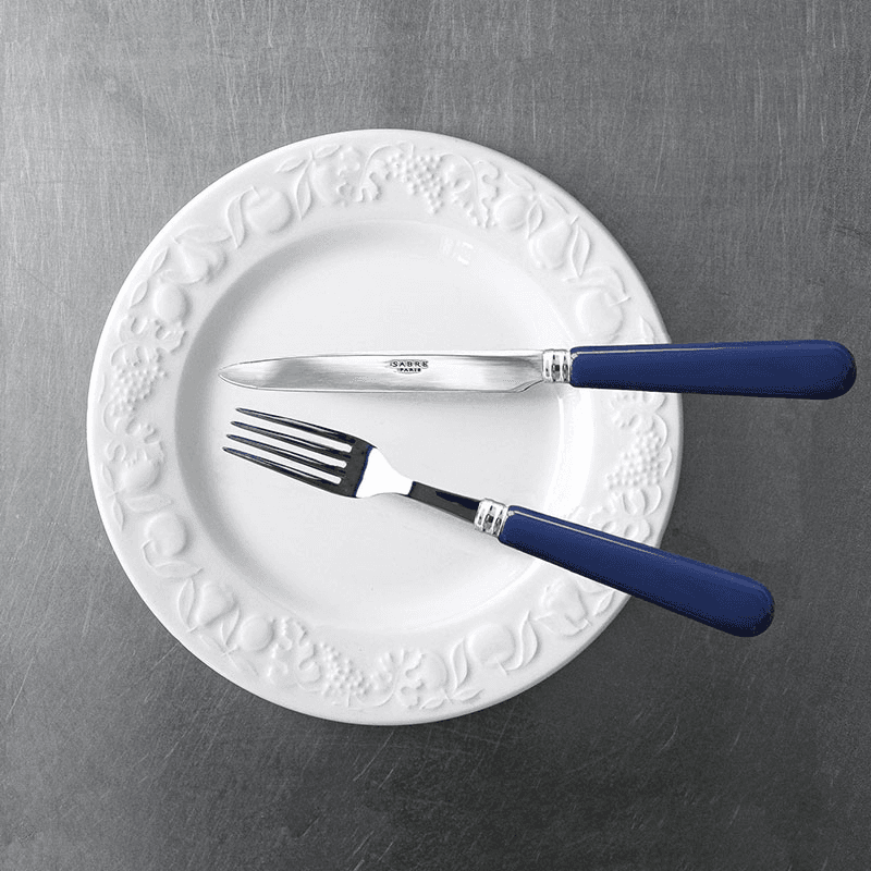 Pop Unis Dinner Knife, L24cm, Blue