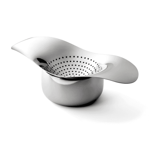 Image showing the Drift Tea Strainer & Bowl, Stainless Steel product.