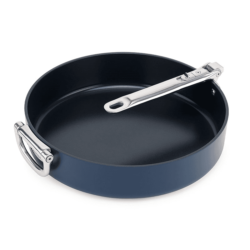 Space Folding Frying Pan, 30cm, Midnight Blue