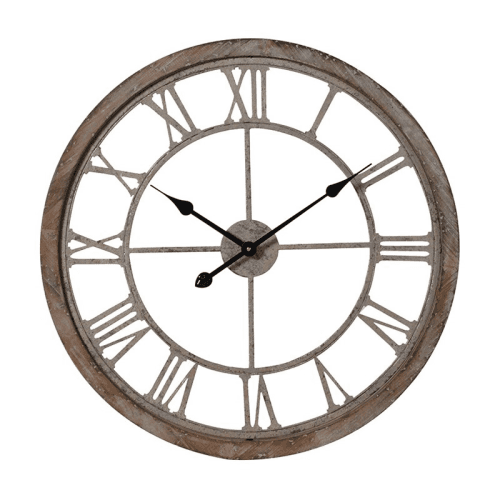 Image showing the Cut-out clock, D64.5 x H5.5cm, Wood product.