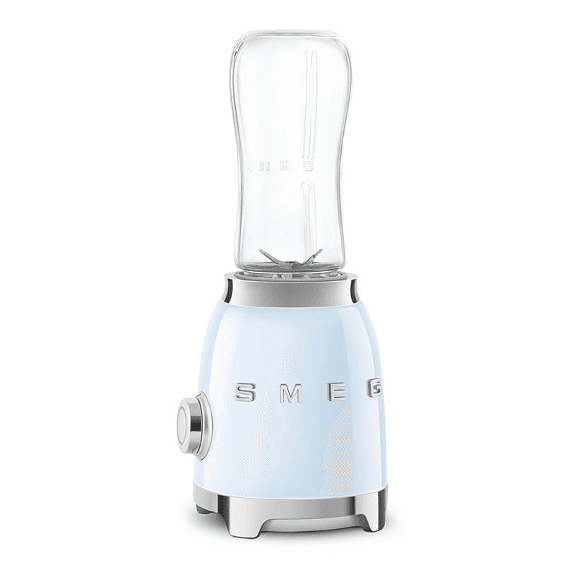 50's Style Mini Blender & Smoothie Maker, 600ml, Pastel Blue