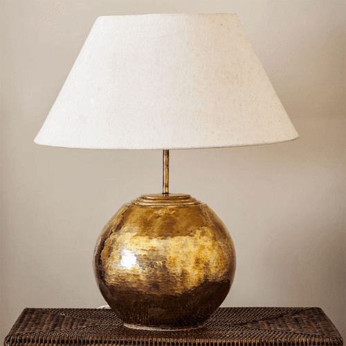 Image showing the Irrawaddy Lamp Base, Brass product.