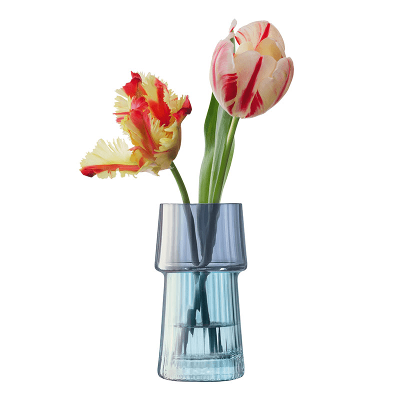 Gems Vase, H12cm, Sapphire