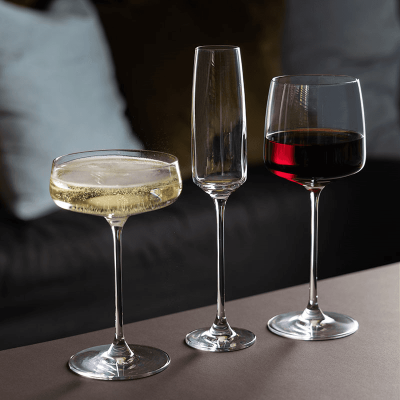 Elevate Set of 2 Flutes, 170ml, Clear