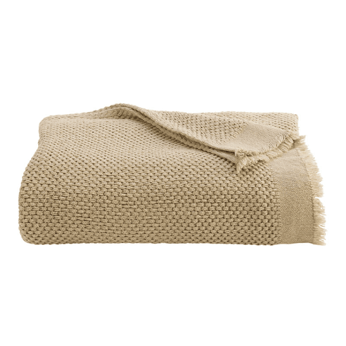 Image showing the Madeira Throw, 140 x 180cm, Stone product.