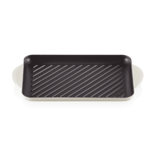 Image showing the Cast Iron Rectangular Grill, 32 cm, Meringue product.