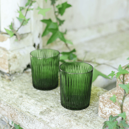 Image showing the Emerald Set of 2 Tumblers, Green product.