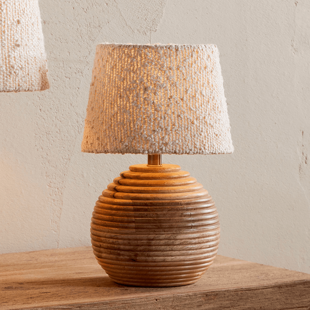 Sakiti Boucle Lampshade, Off White