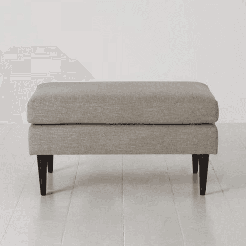 Image showing the Model 01 Linen Ottoman, Pumice product.