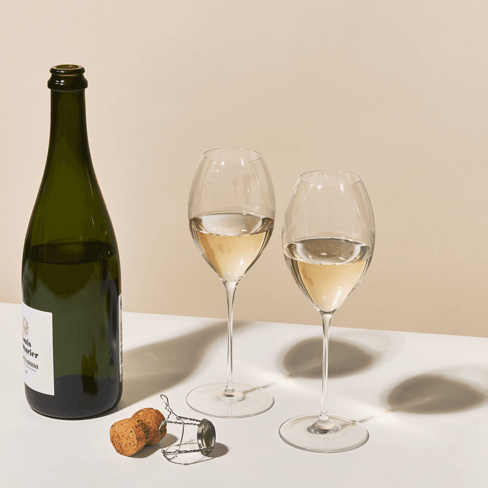 Occassional Set of 2 Champagne Glasses